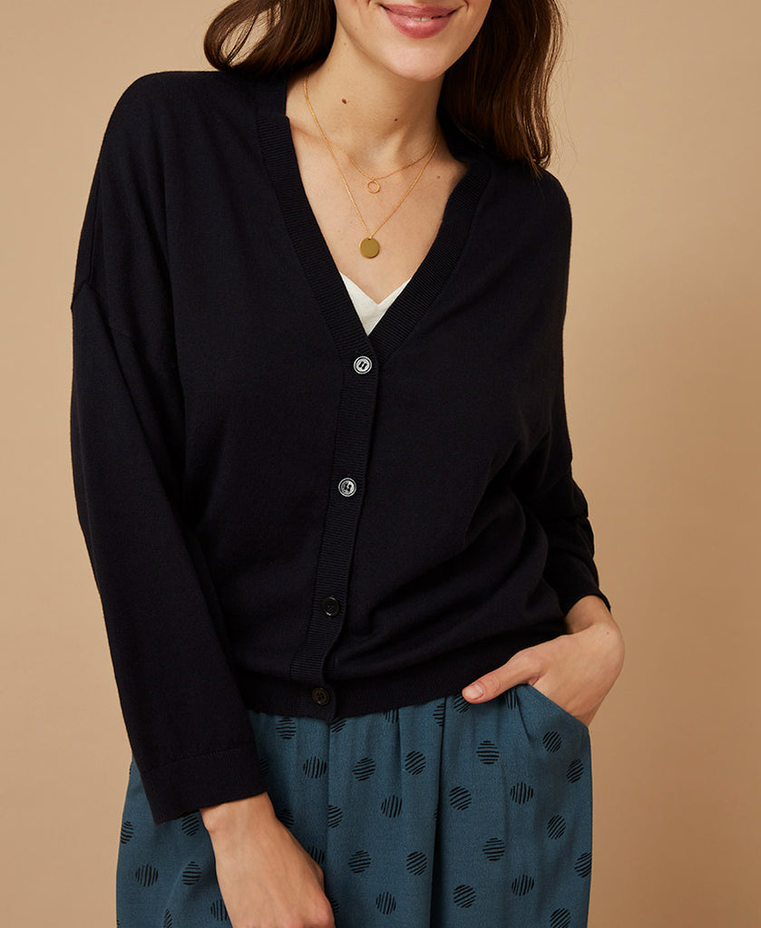 Harris Wilson - Gilet -  Thomine -  Marine  - Femme