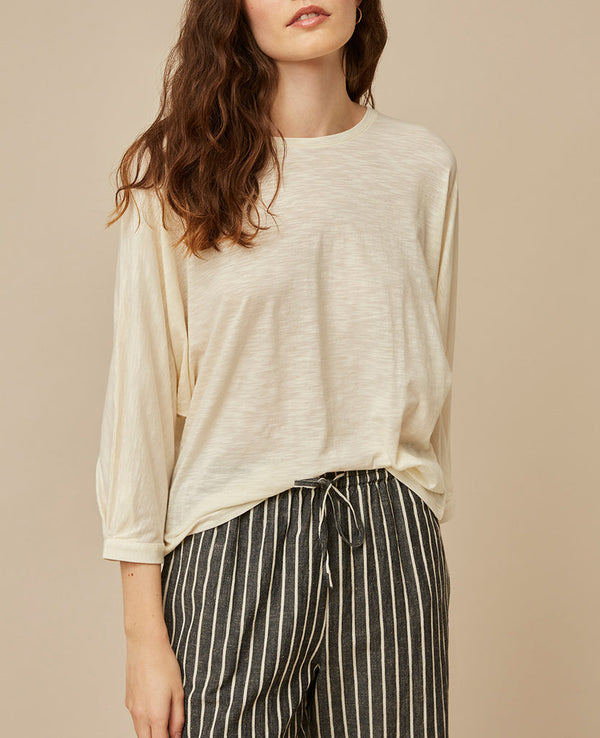 Harris Wilson - Tee Shirt -  Renata -  Ecru  - Femme