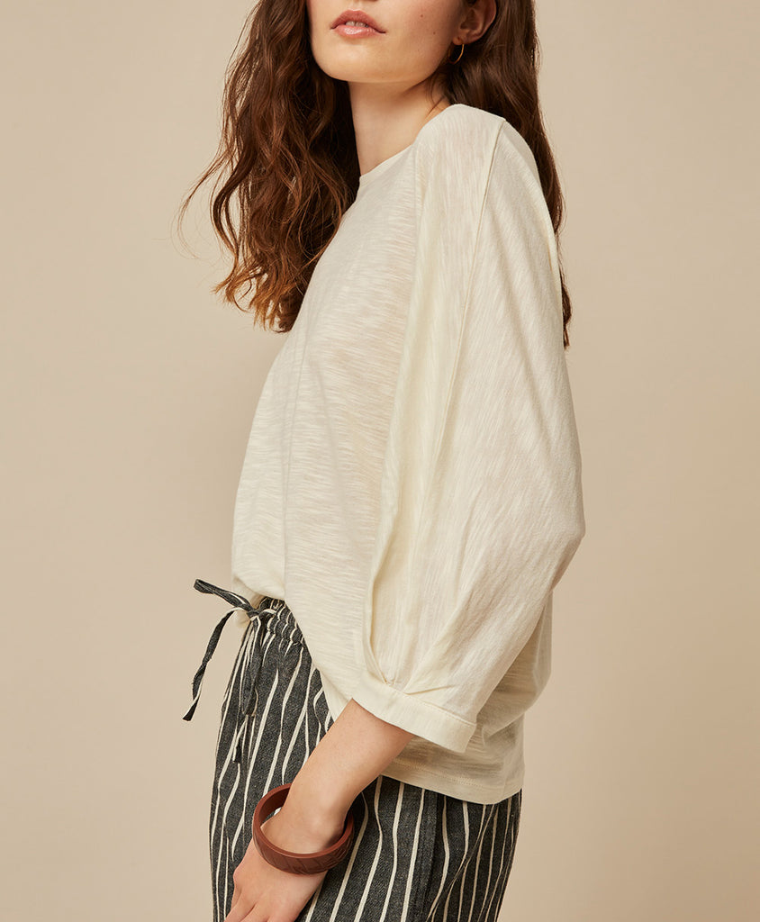 Harris Wilson - Tee Shirt -  Renata -  Ecru  - Femme