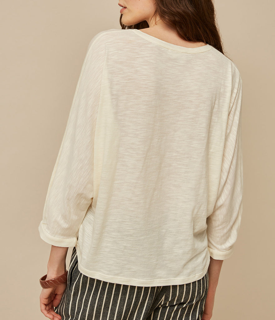 Harris Wilson - Tee Shirt -  Renata -  Ecru  - Femme