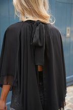 Blouse Fluide Lucia - Noire