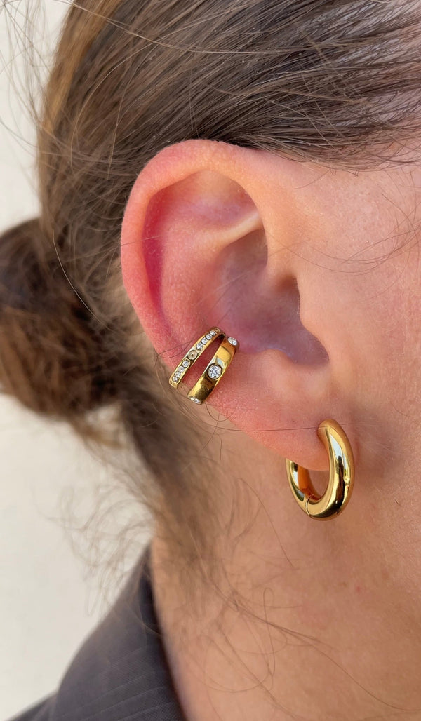 Earcuff Double Gems
