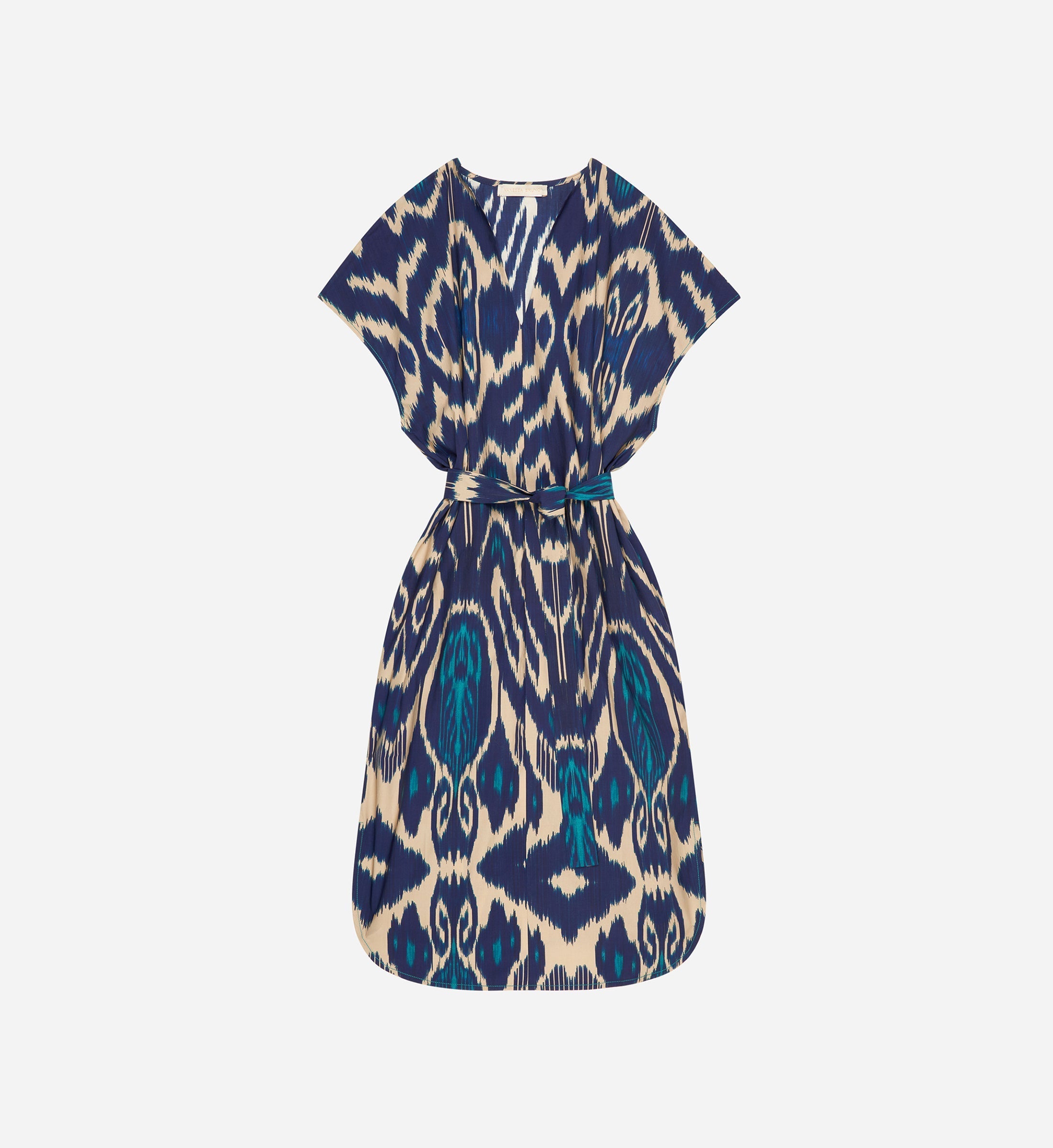 Vanessa Bruno - Robe Amarilla - Bleu Multico