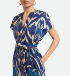 Vanessa Bruno - Robe Amarilla - Bleu Multico