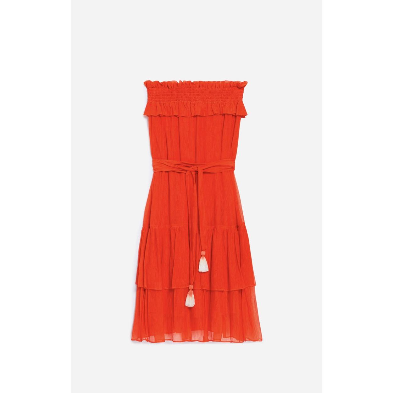 Vanessa Bruno - Robe Charline - Orange Fluo