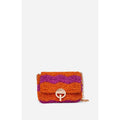 Vanessa Bruno - Moyen Sac Moon En Cuir Tressé - Multico & Orange