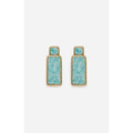 Vanessa Bruno - Boucles D'Oreilles - Vert D'Eau
