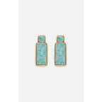 Vanessa Bruno - Boucles D'Oreilles - Vert D'Eau