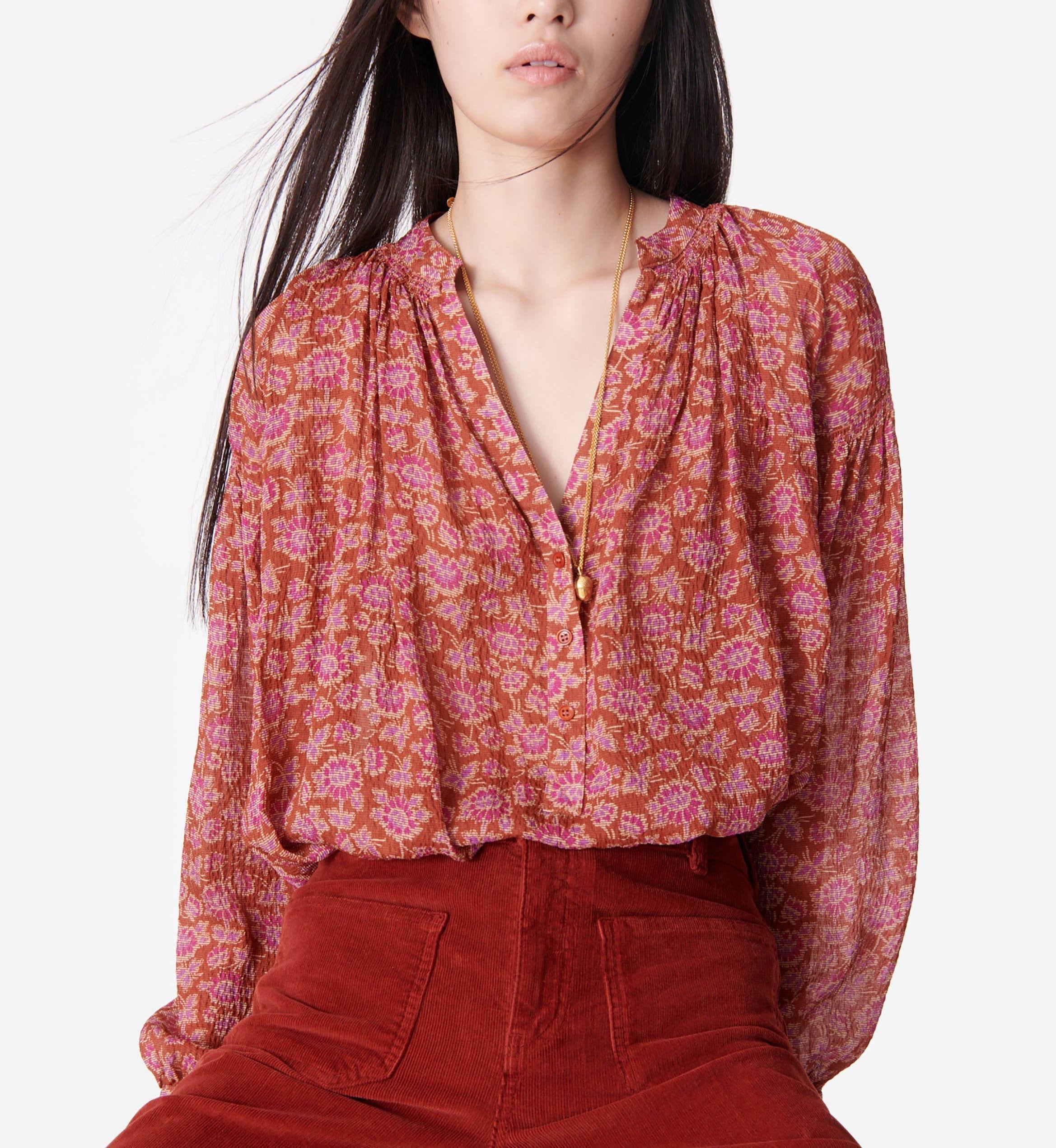 Vanessa Bruno - Blouse Nipoa - Roux
