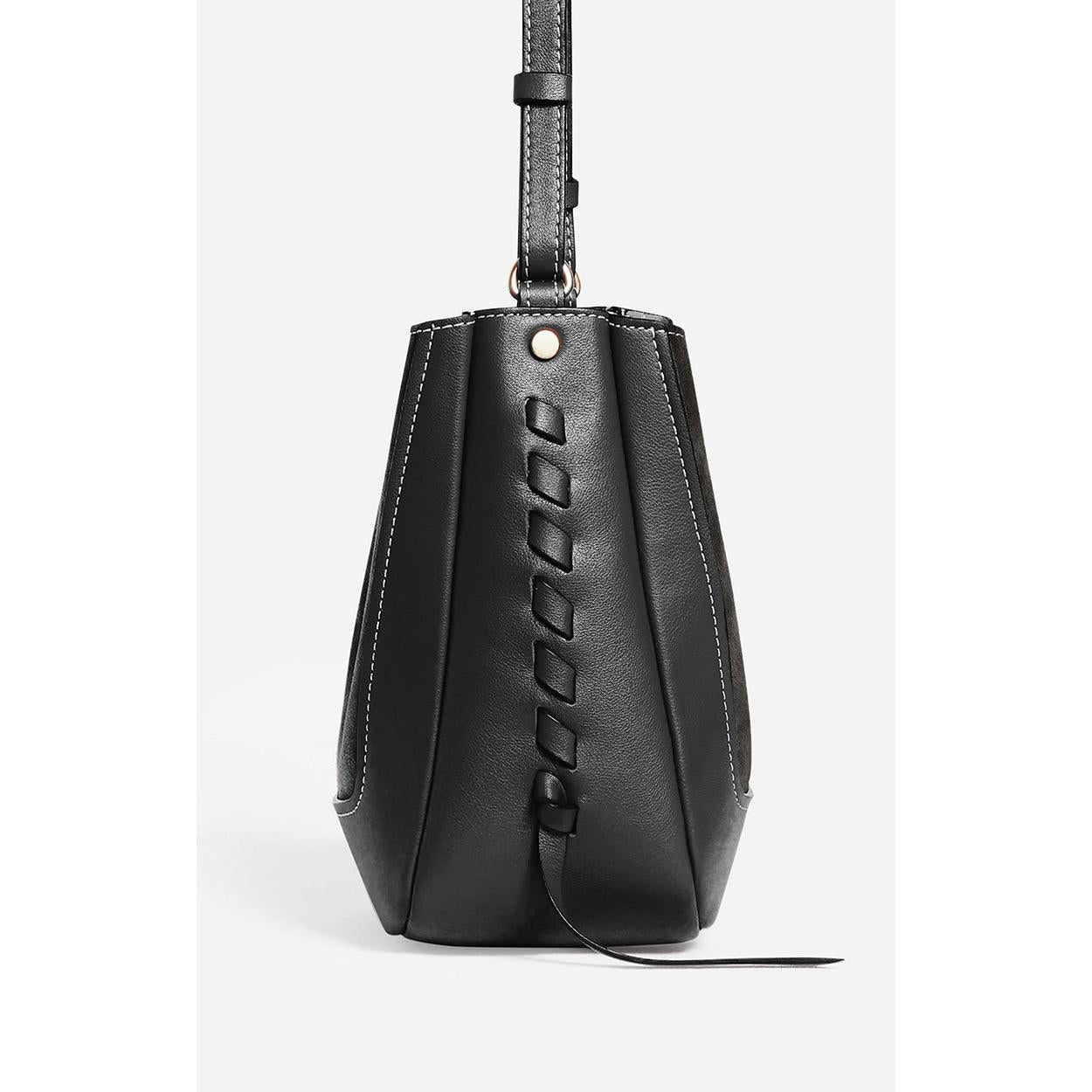 Vanessa Bruno - Petit Sac Lou En Cuir - Noir