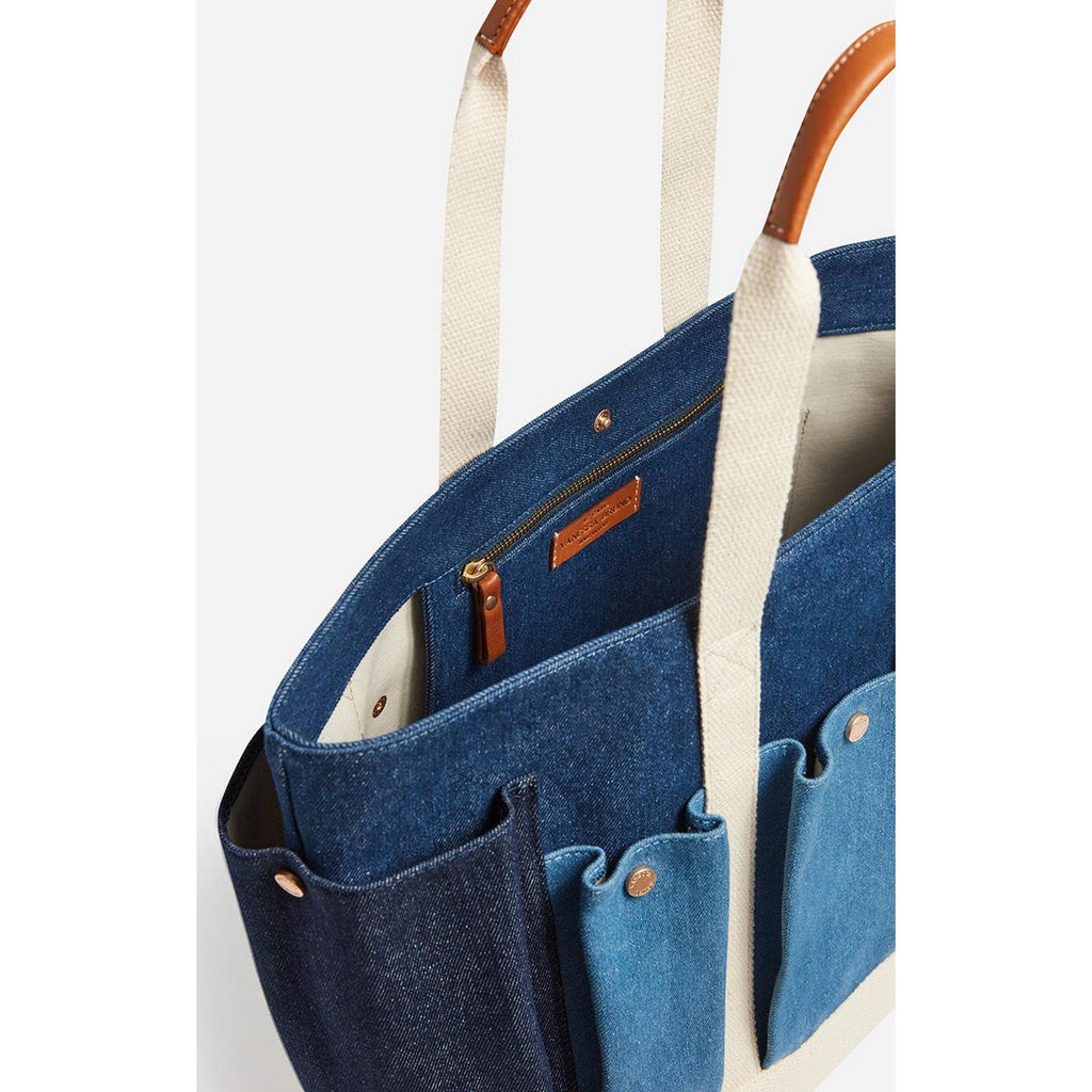 Vanessa Bruno - Cabas L Multipoches - Bleu Multico