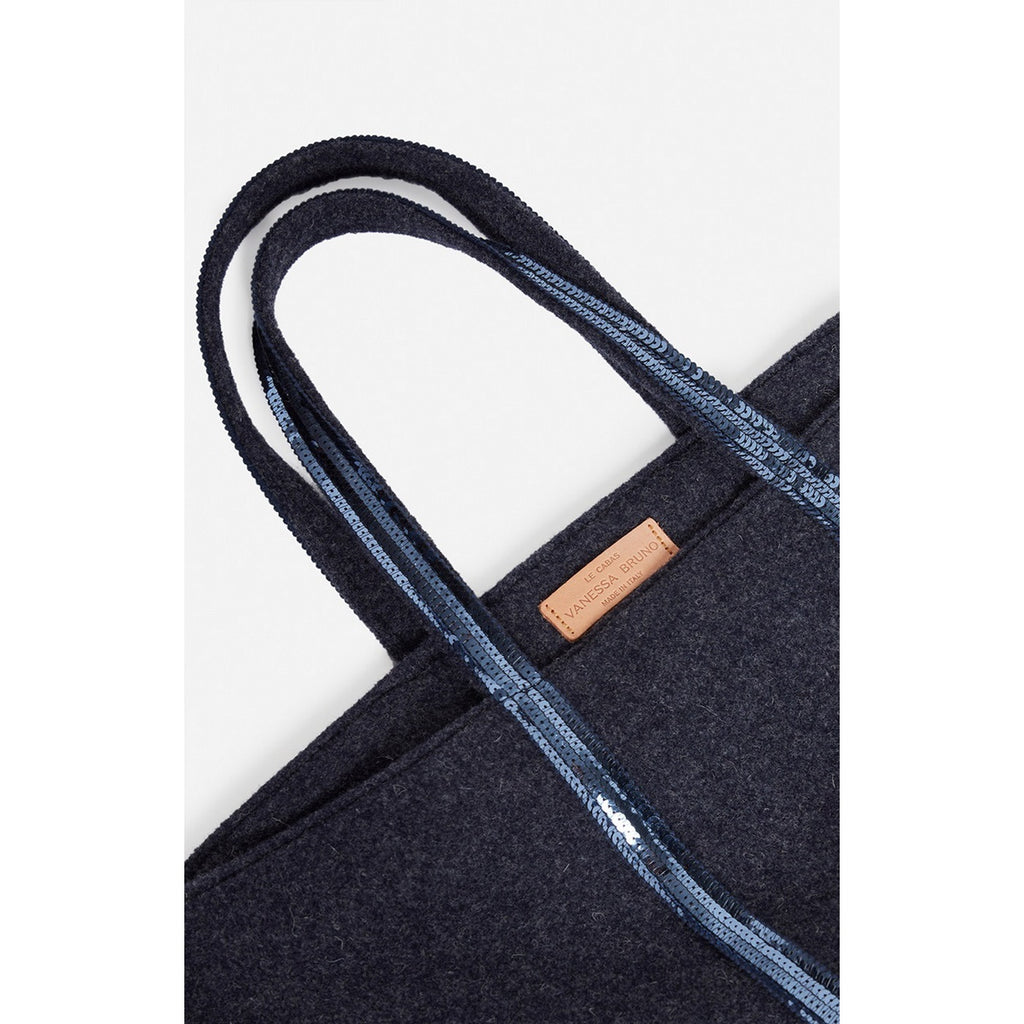 Cabas L En Feutre - Bleu