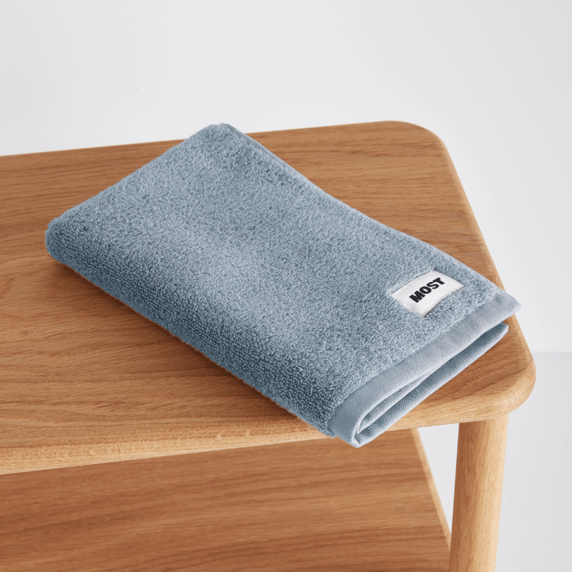 Serviette De Bain - Bleu Glacier