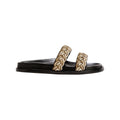 Ronda Black Comfort Two Straps Slides