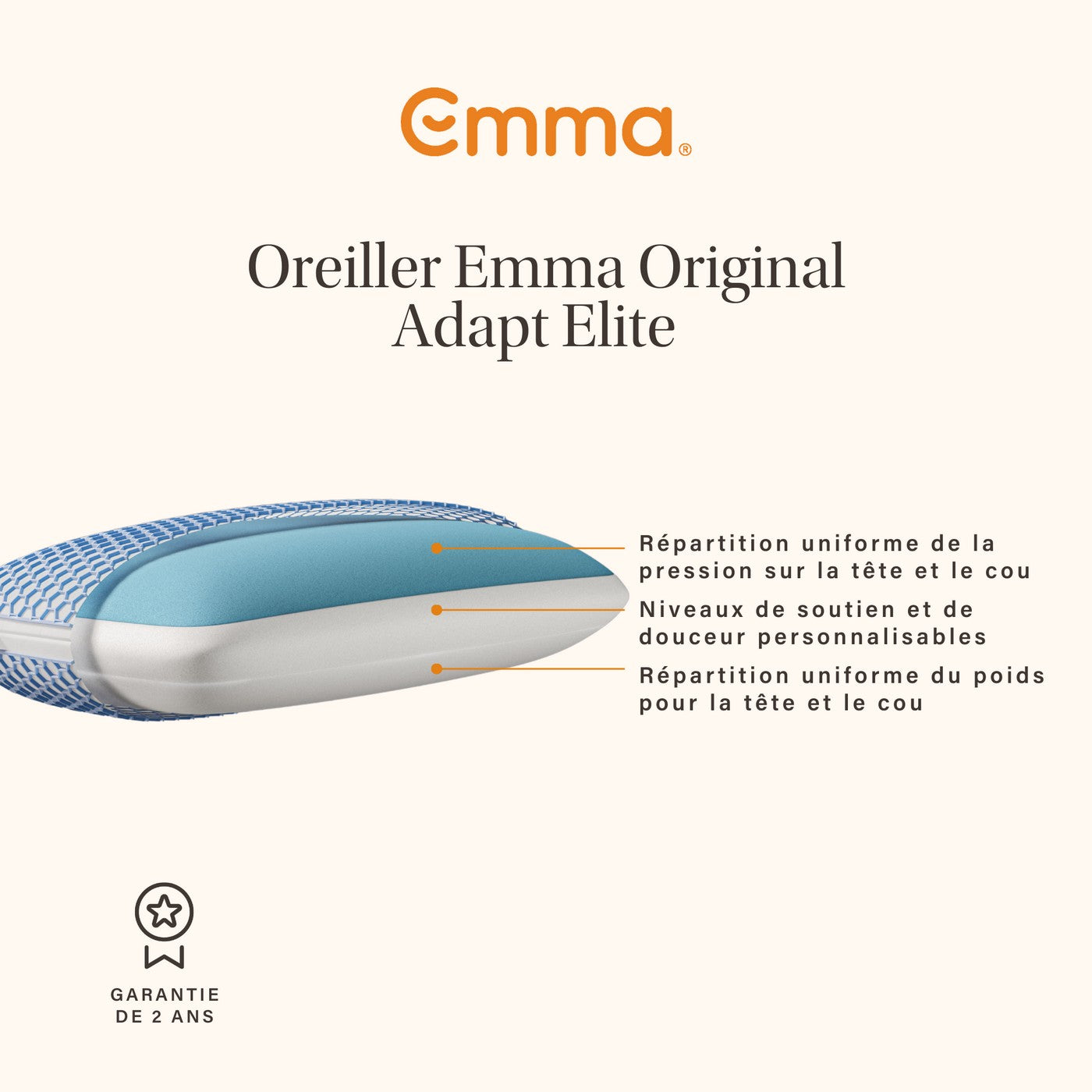 Oreiller Original Adapt Elite