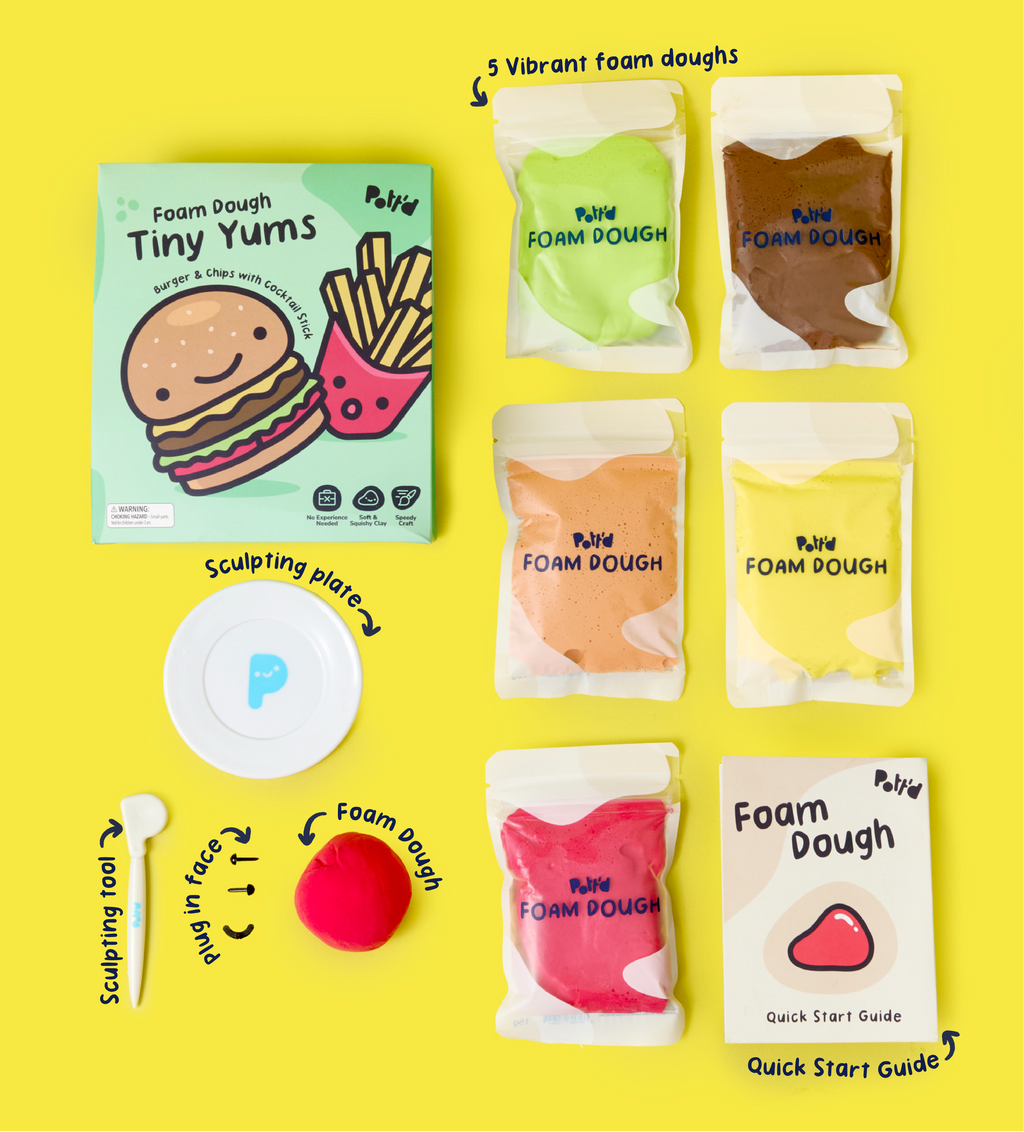 Pâte À Modeler - Petites Gourmandises : Burger & Frites