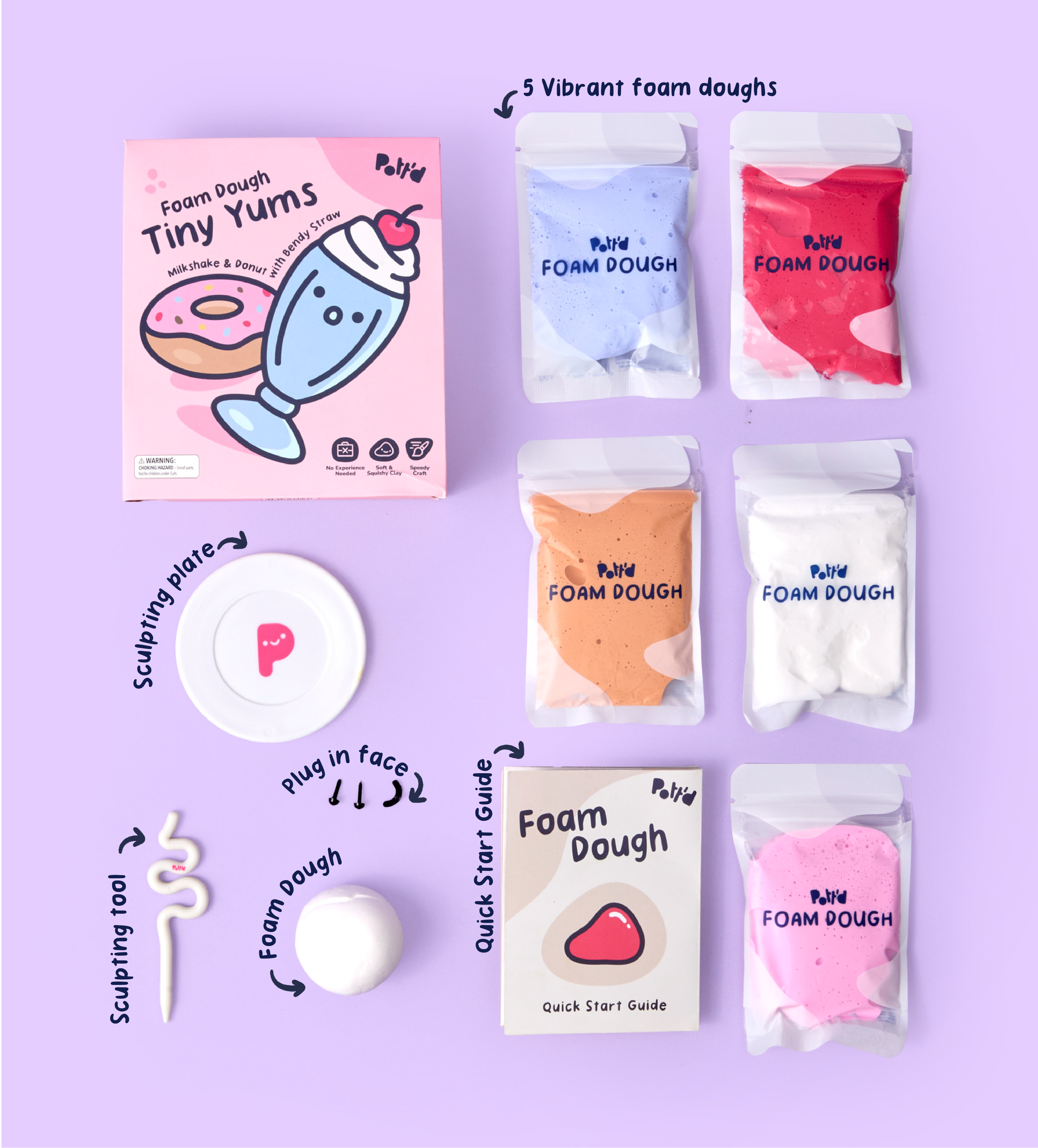 Pâte À Modeler - Petites Gourmandises : Milkshake & Donut