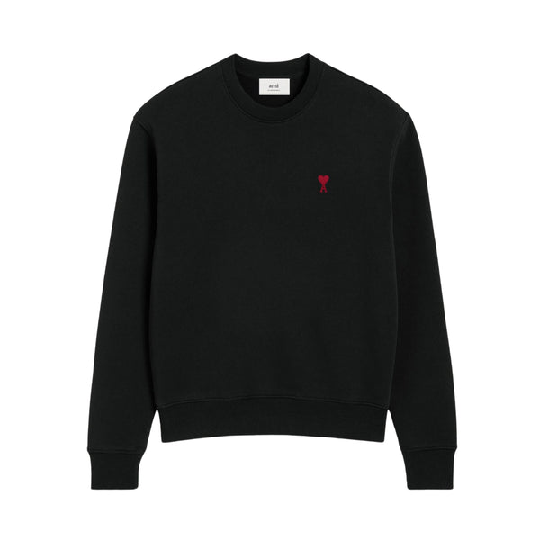 Ami Paris - Sweatshirt Ami De Coeur – Noir Rouge