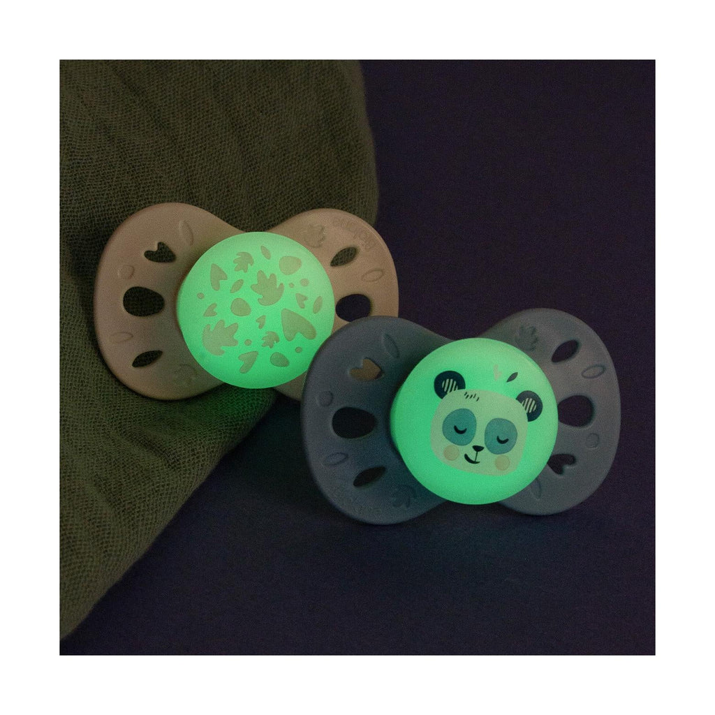 Lot De 2 Sucettes Nuit Anatomiques Animaux