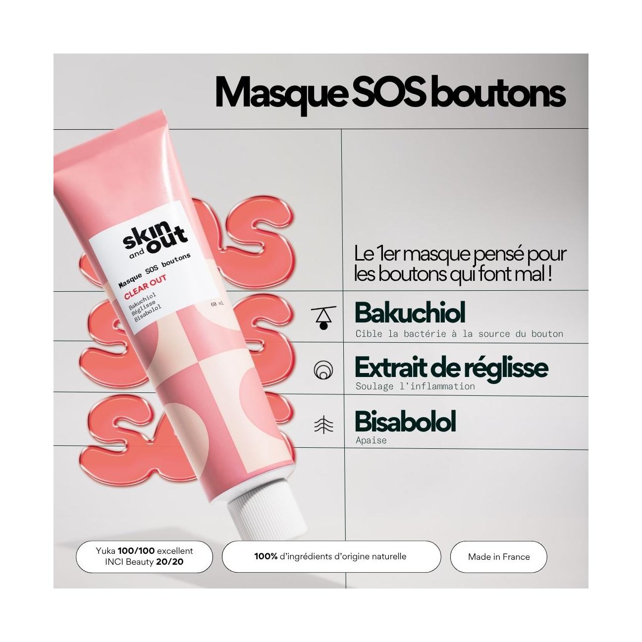 Clear Out - Masque Sos Boutons