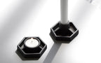 Porte-Bougie Chauffe-Plat Prismatique - Black