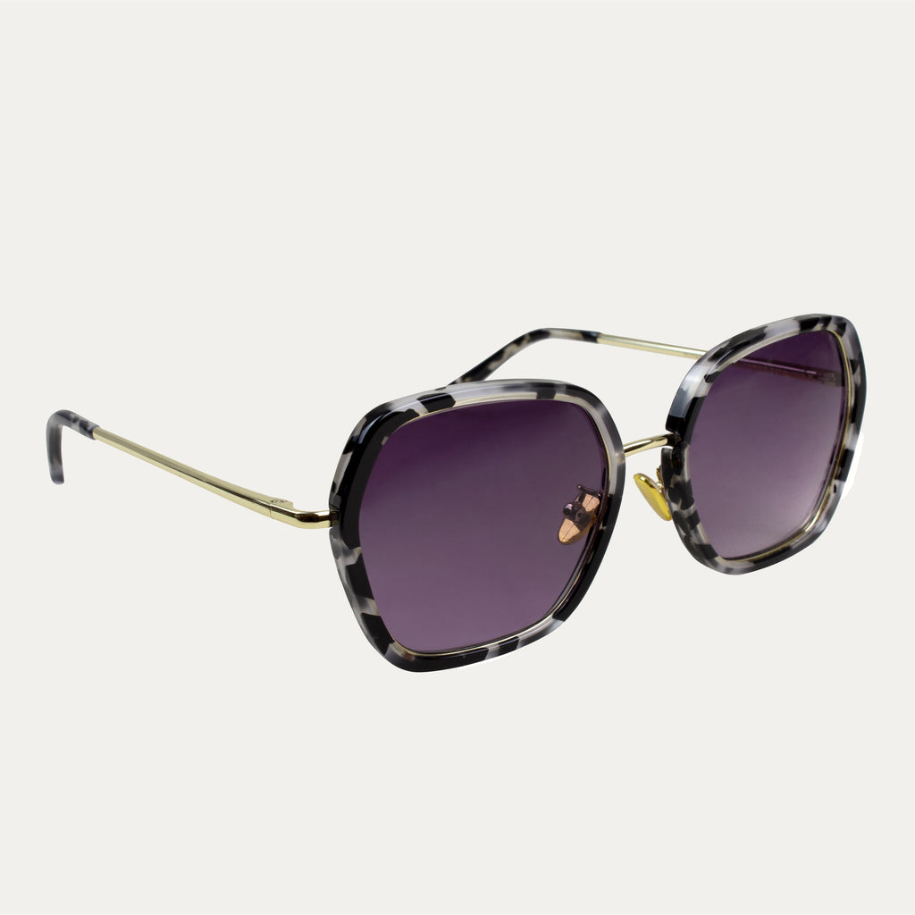 Lunettes De Soleil Michaela.S - Écaille Noir - Mixte