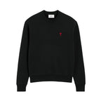 Ami Paris - Sweatshirt Ami De Coeur – Noir Rouge