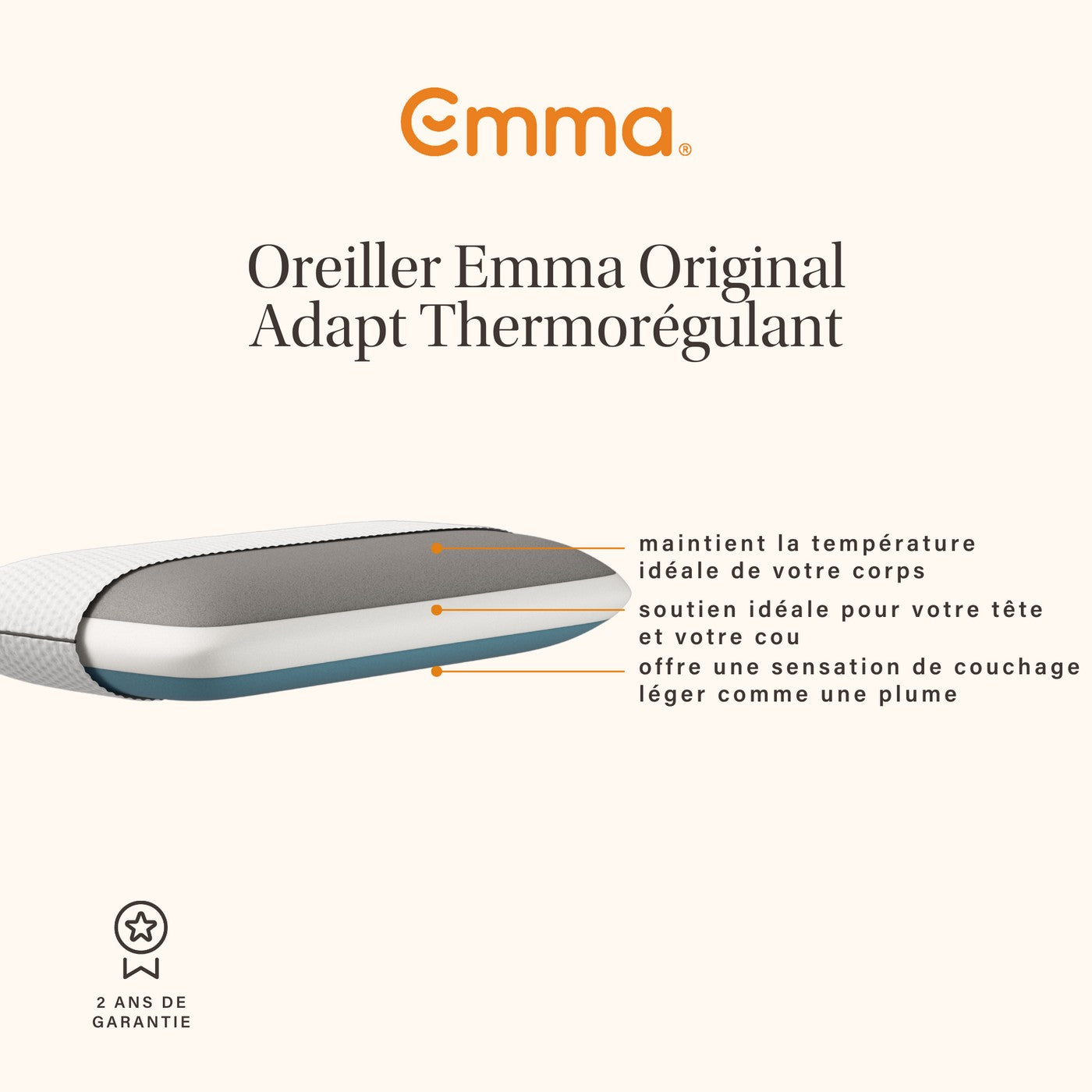 Oreiller Original Adapt Thermorégulant