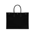 Saint Laurent Rive Gauche Tote Bag - Black - Femme