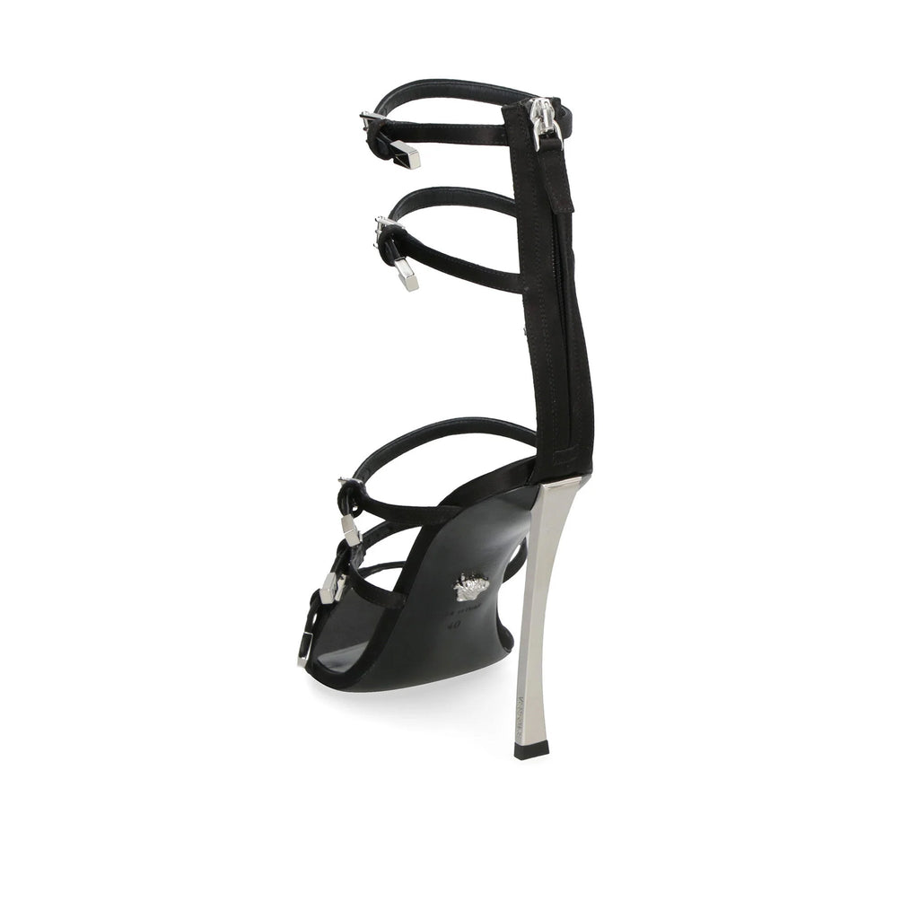 Versace Pin-Points Sandals - Black - Femme
