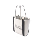 Alexander Mcqueen Logo Tote - Cream - Femme