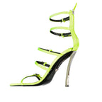 Versace Pin-Point Sandals - Yellow - Femme