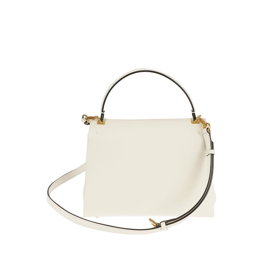 Valentino Garavani One Stud Leather Bag - White - Femme