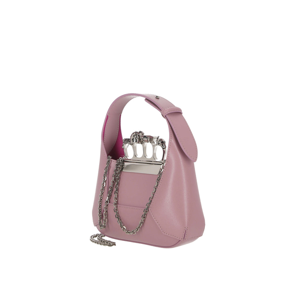 Alexander Mcqueen Jewelled Mini Bag - Pink - Femme