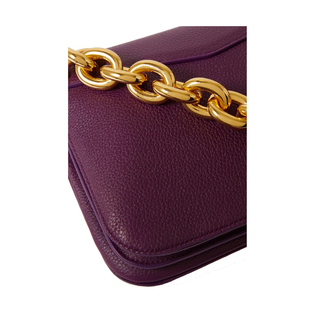Bottega Veneta Mount Small Leather Bag - Purple - Femme