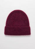 Bonnet En Cachemire Duveteux À L'Avoine Beanie S - Rouge