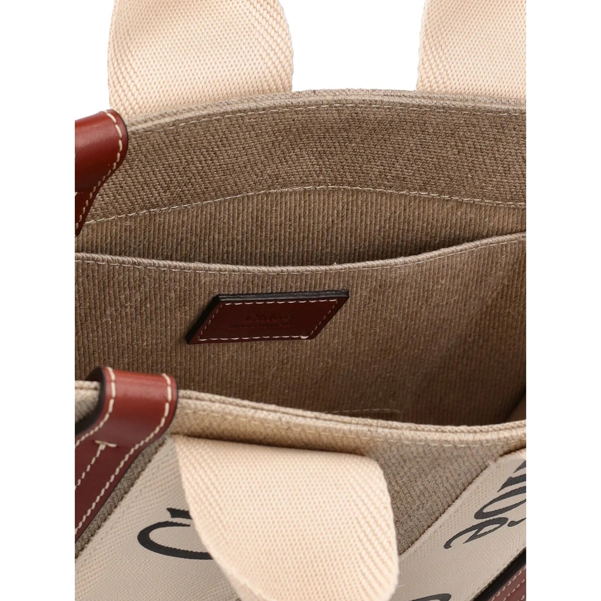 Chloe - Woody Small Tote Bag - Beige