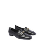 Mocassins - Stuart Weitzman Signature Square Leather - Black