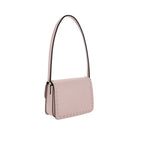 Valentino Garavani Rockstud Leather Shoulder Bag - Pink - Femme