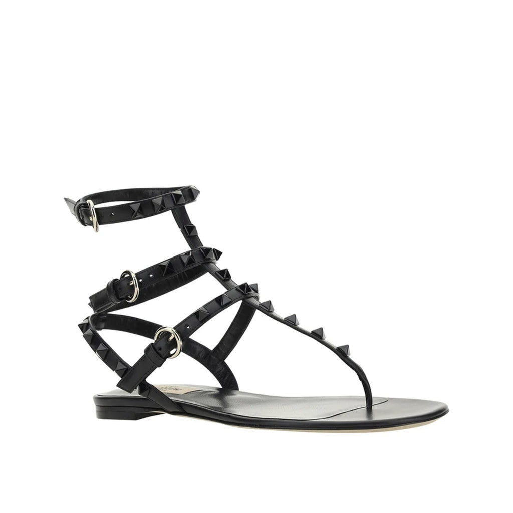 Sandales Valentino Garavani Rockstud Flip-Flop - Black - Femme
