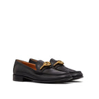 Mocassins Valentino Garavani V-Logo Moon Leather - Black - Femme