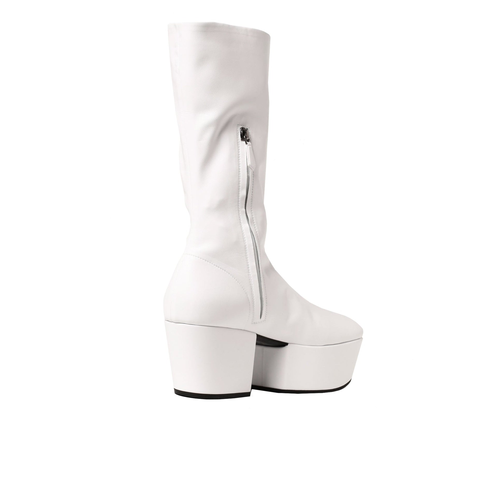 Bottes - Prada Platform Pull On  - White
