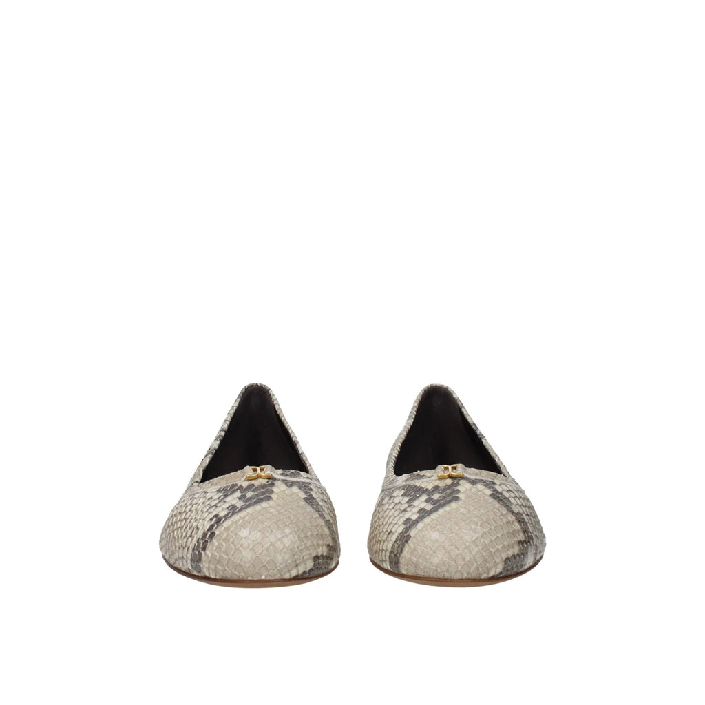 Ballerines - Chloè Python Marcie Flat - Beige