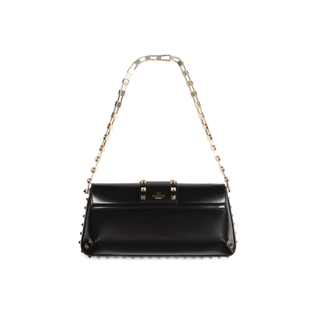 Valentino Garavani Rockstud Shoulder Bag - Black - Femme