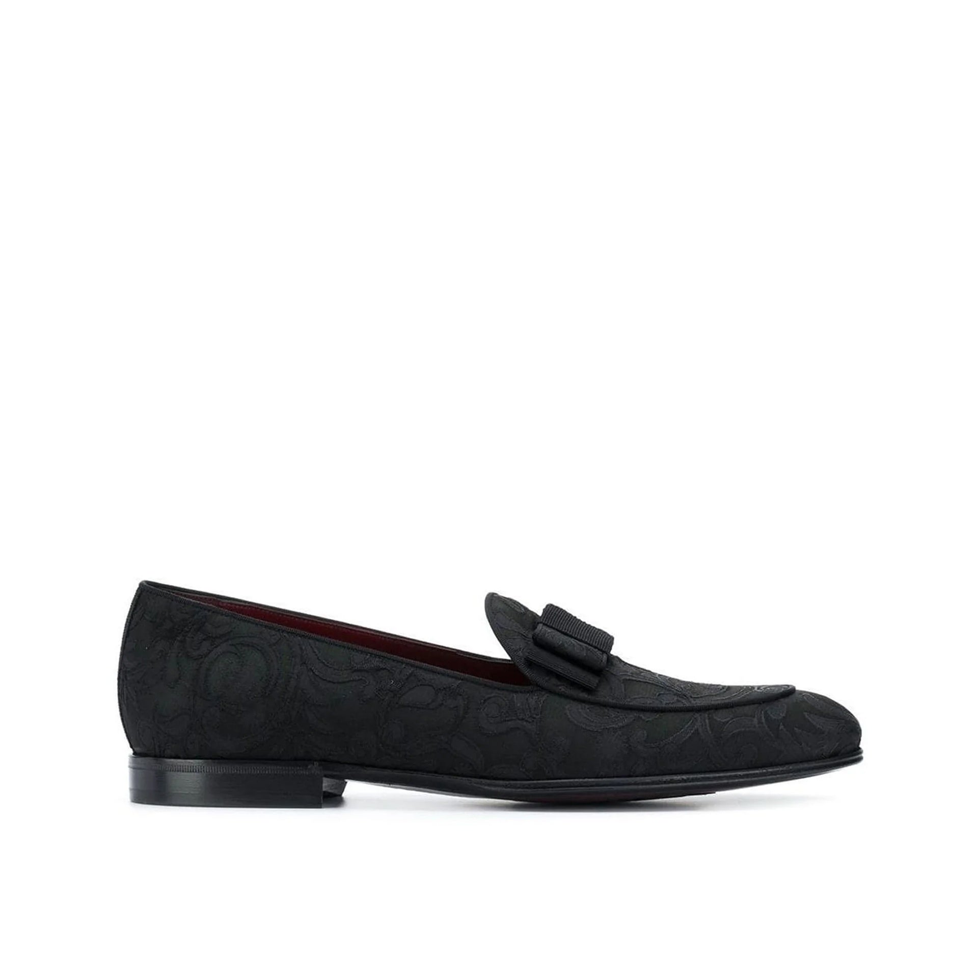 Mocassins - Dolce & Gabbana Baroque Jacquard - Black