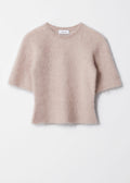 T-Shirt St Flores En Mohair Mélangé - Beige