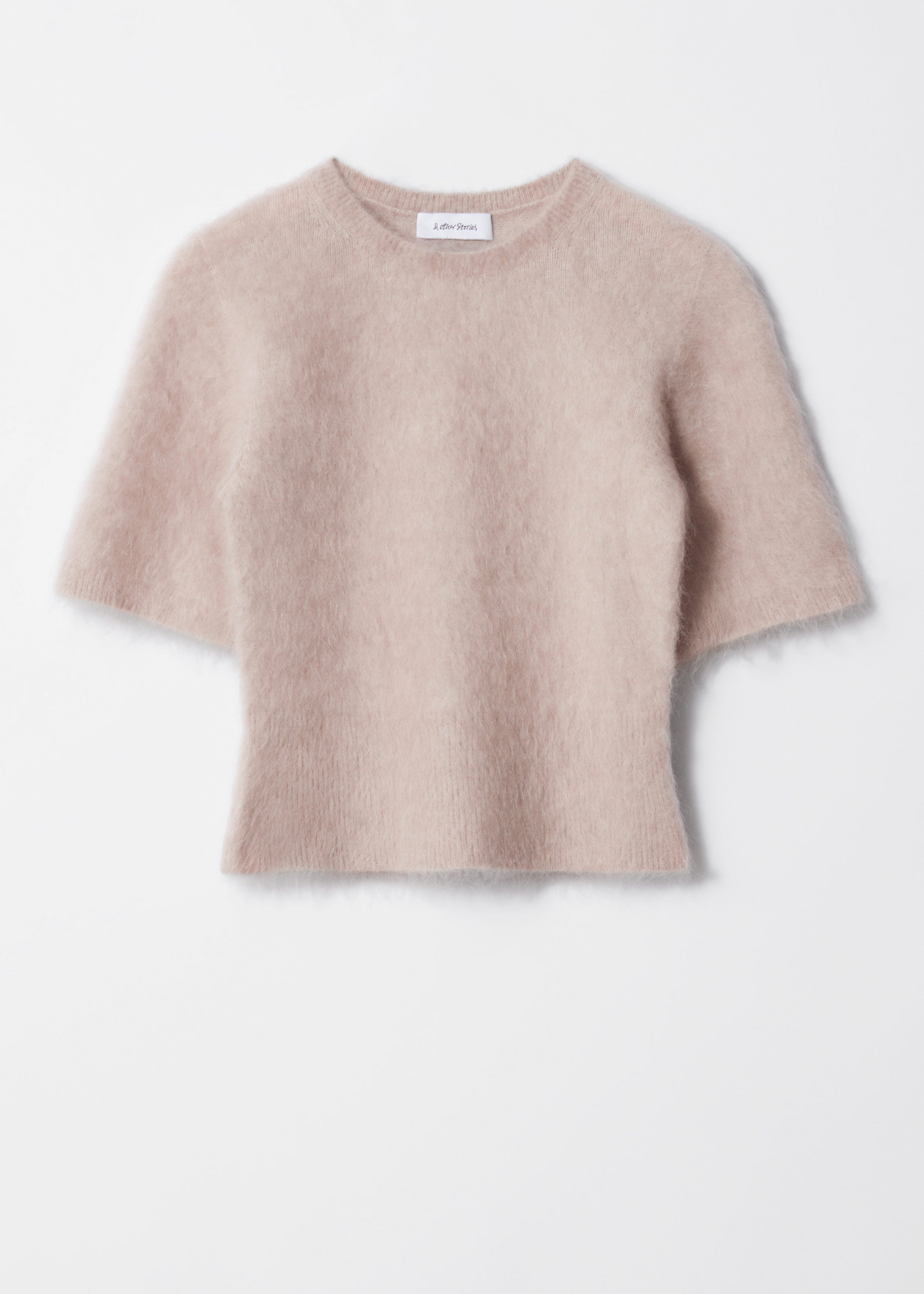 T-Shirt St Flores En Mohair Mélangé - Beige