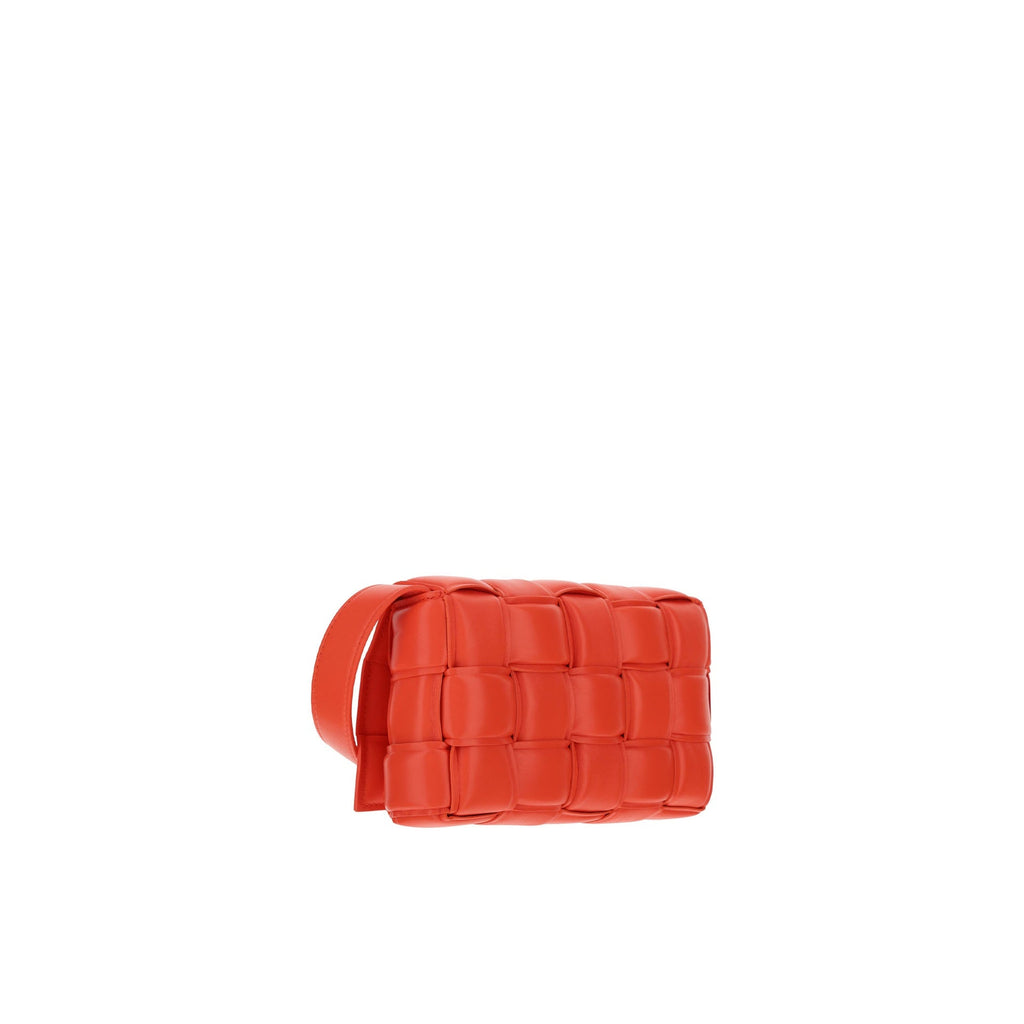 Bottega Veneta Intreccio Shoulder Bag - Red - Femme