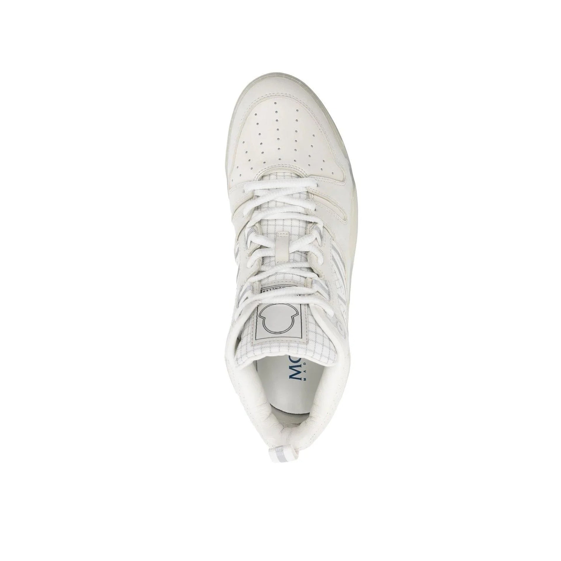 Baskets Moncler Pivot Leather - White - Femme