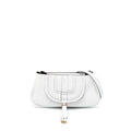 Chloe' Marcie Clutch Shoulder Bag - White - Femme